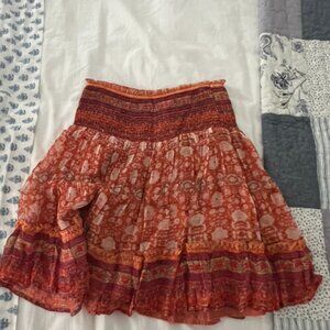 Anthropologie floral skirt